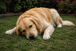 enrichment toy to reduce boredom in grass-eating dogs